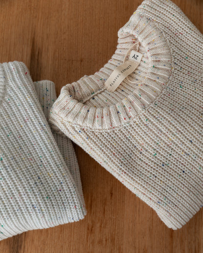 The Classic Knit | Oat Fleck