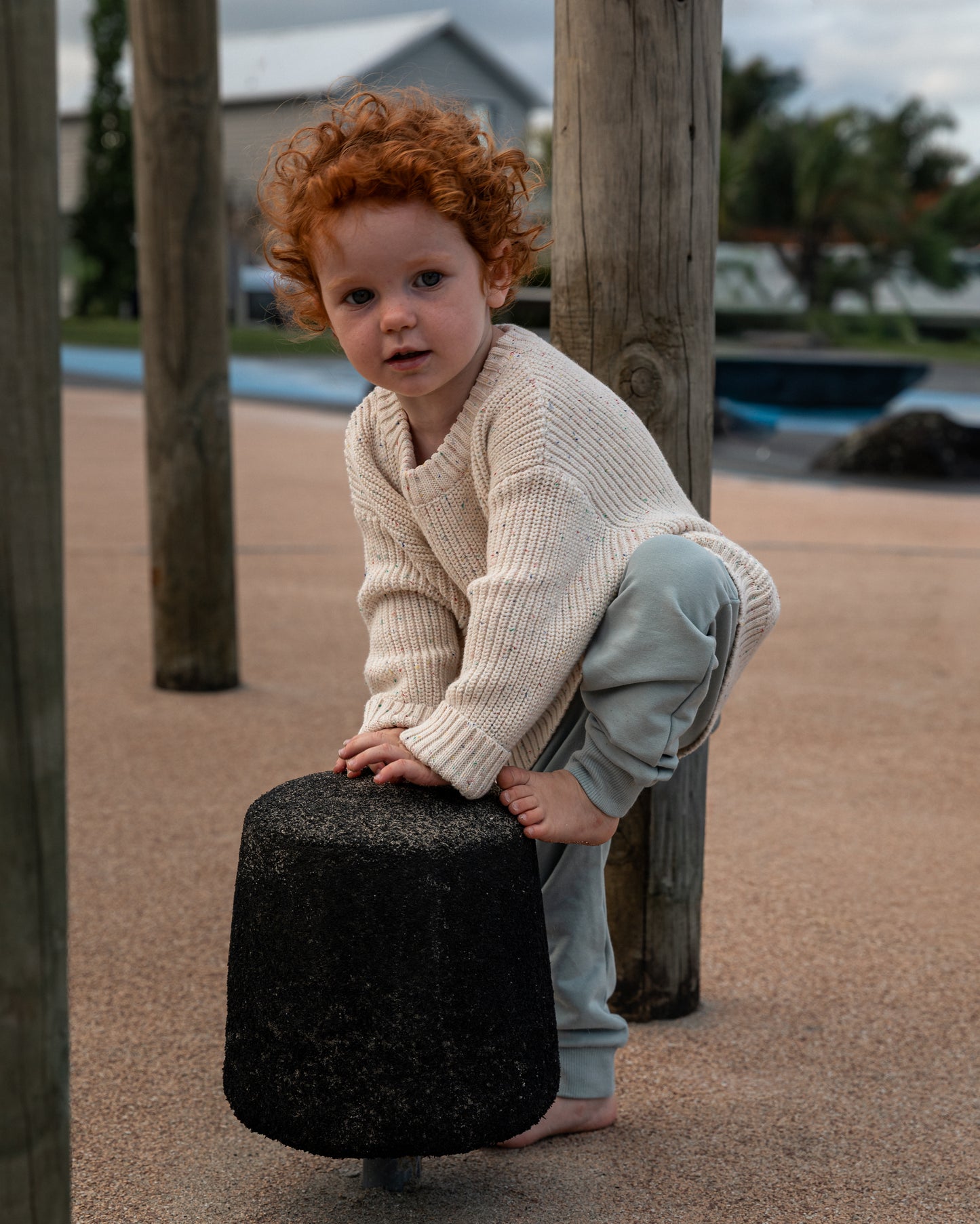 The Classic Knit | Oat Fleck